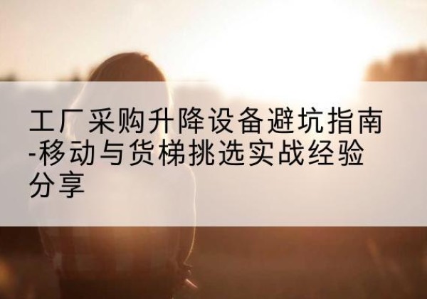 镇巴移动式升降机怎么选-工厂采购升降设备避坑指南-移动与货梯挑选实战经验分享